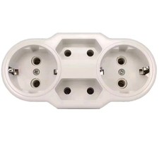 Auf eu steckdosenadapter - 1-auf-4,