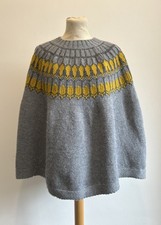 Boden Strick Cape Poncho Damen