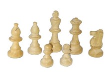 Altes Schachspiel, Holz, Made