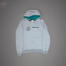 Mercedes AMG Petronas Motorsport Vintage Kapuzenpullover grau/grün, Gr. S