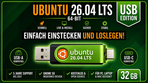 Ubuntu lts usb stick - 26.04,