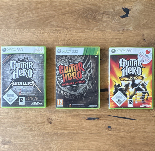 Xbox 360 guitar hero bundle - xbox,