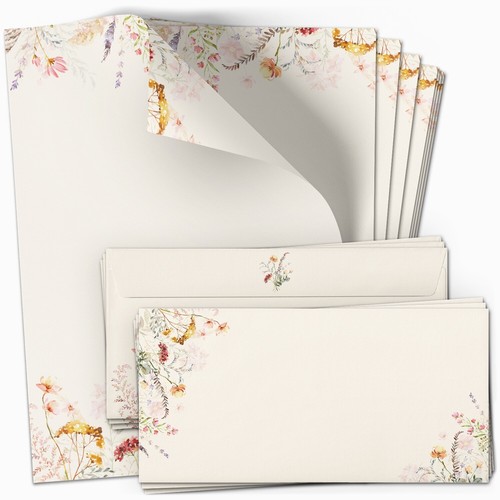 Briefpapier blumenwiese set - a4,