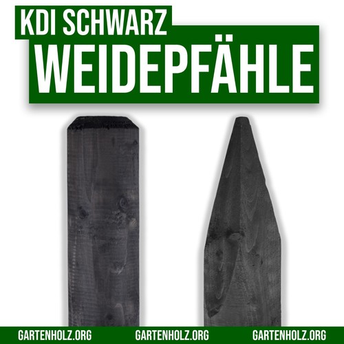 Zaunpfähle 10x225 weide - zaunpfähle,