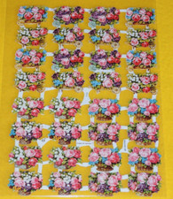 1x Poesiebilder Oblaten Blumen