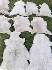 Echte Öko Schaffelle Lammfell Schaffell Fell Hell Braun Bis 140cm 2.Wahl Weich