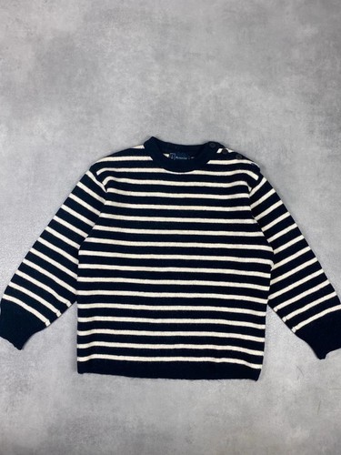 Marine pullover - pullover, weiß