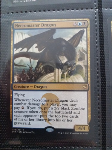 Mtg necromaster dragon - dragon, nm