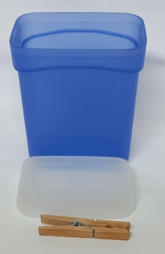 Tupperware swing box blau - box,