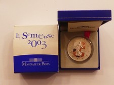 Frankreich, 1,5 Euro 2003, "La Semeuse", Box/Zertifikat, Silber, PP