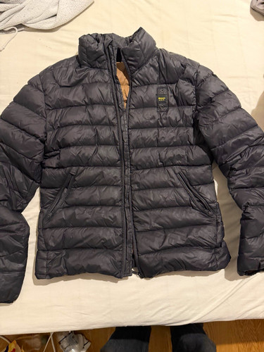 Blauer herren steppjacke - herren,