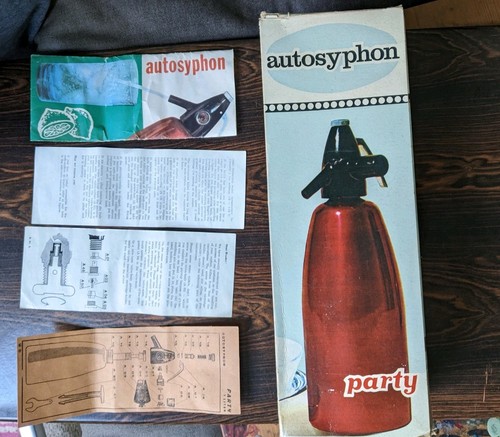 Nur karton soda syphon - karton, ovp