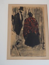 Edgar Degas Radierung  aus