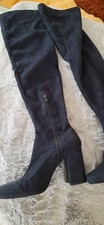 Zara,Gr.39,Stretch-Overknees,dunkelblau/schwarz,neuw 17.11