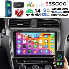 6+128G DAB+ Android 14 Autoradio Carplay Navi Für VW Golf 7 VII 2013-2017 4G GPS