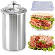 Edelstahl Schinkenpresse Druck