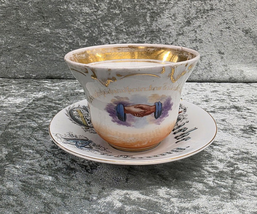 Antike tasse untertasse - tasse, glaube