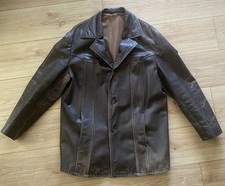 Alte Lederjacke - Original 1960er - DDR Thälmann Jacke
