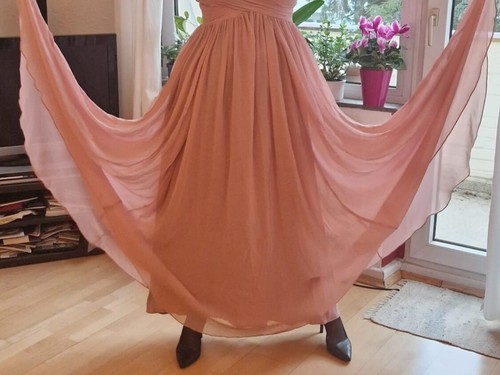 Hochzeits abendkleid rose - abendkleid,