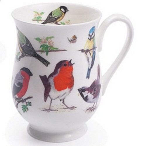 Teetasse garden birds motiv - teetasse,
