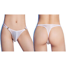 DE Herren Transparent G-String Tanga Mini Silps Unterhosen Low Rise Unterwäsche