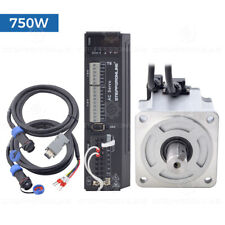 T6 Series 1KW 750W 400W AC Servomotor Servo Motor Driver CNC Kit 17-Bit Encoder