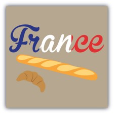 Autoaufkleber Frankreich