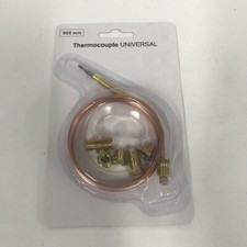 Universal Thermoelement 600 mm m. Zubehör für Potis Gasgrill Gasherd Bräter 60cm