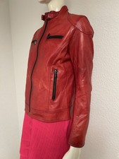 Rote echtleder Jacke weiches