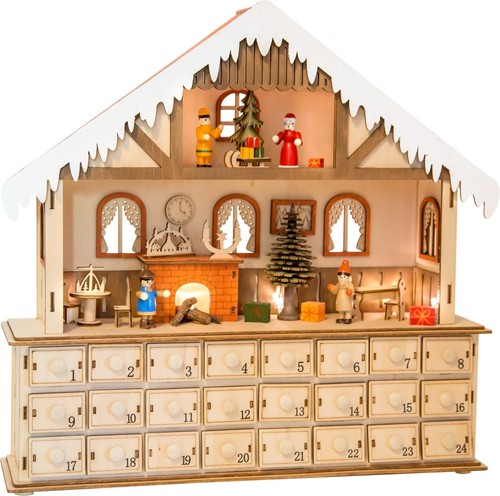 Adventskalender beleuchtet