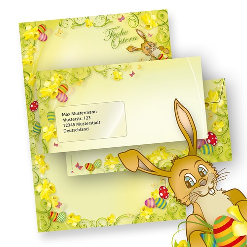 Briefpapier ostern mit - briefpapier,