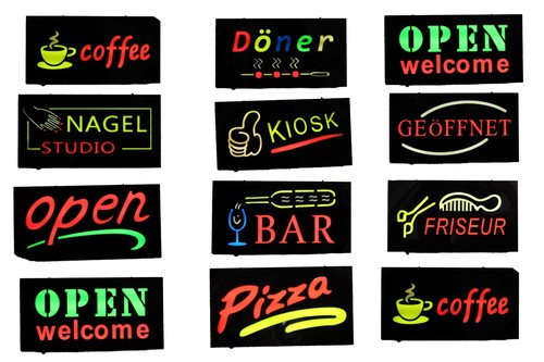 Led schild leuchtreklame - schild,