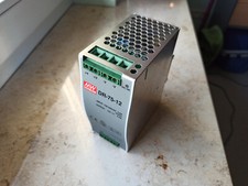Mean Well DR-75-12 Schaltnetzteil 12V 6.3A getestet 75W LED Netzteil einstellbar