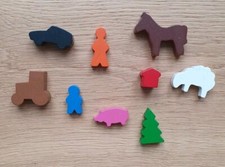 Holzfiguren, Spielfiguren, ca