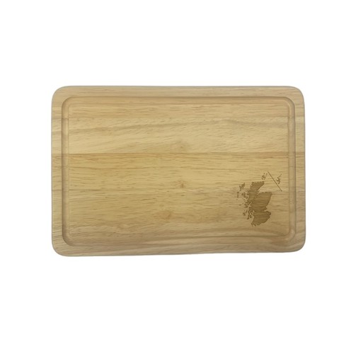Schottland karte graviert holz - schottland,