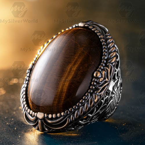 925 sterling silber tigerauge - 925,