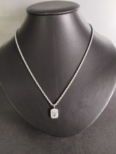 Paul Valentine pave-smaragd Halskette Silber NEU, NP: 69,90€