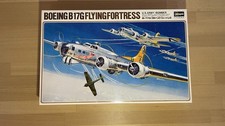 Vintage Box 1987 Hasegawa B17 G Flying Fortress Maßstab 1:72 Modell OVP