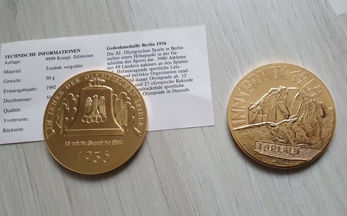 Olympic games medaille 1936 - 2,