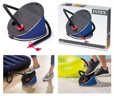 Intex Fussluftpumpe - XXL Luftpumpe Blasebalg Fußpumpe für Luftmatratze Camping