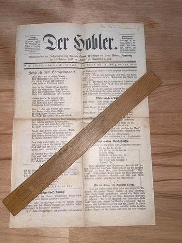Neuenbürg hochzeitszeitung - -,