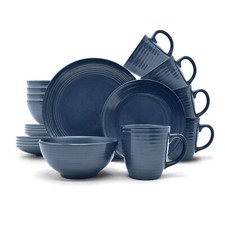 Echtwerk 24-teiliges Vintage Kombiservice "Alicia" Steinzeug Mikrowellensicher