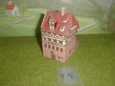 Modelleisenbahn HO, Fachwerkhaus für Bastler  8 x 9 x 13 cm (H19