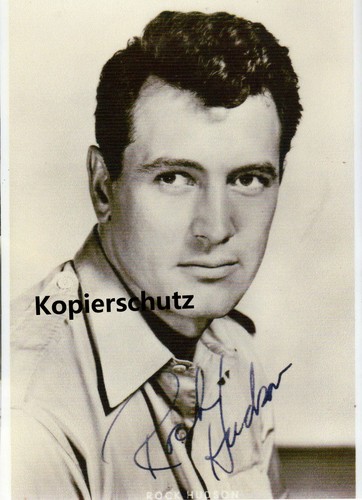Rock hudson autogramm - rock, --