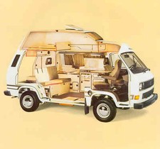 A3 Volkswagen Westfalia Camper