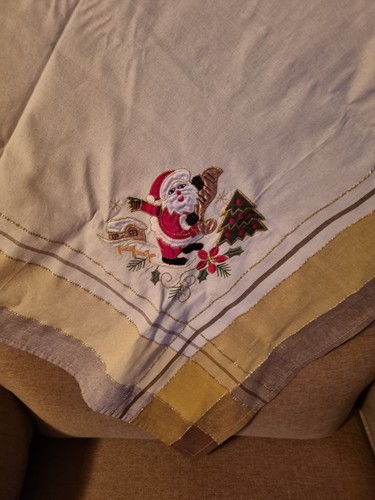 Weihnachtstischdecke 80x80 - weihnachtstischdecke,