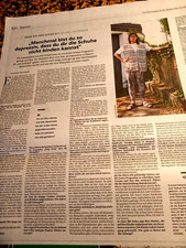 EVA KARL FALTERMEIER KABARETTISTIN NUN AUCH IM "TATORT"; INTERVIEW v. '25 (: