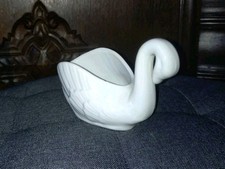 Porzellan Schwan Weiß