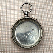 Silber Spindeltaschenuhr