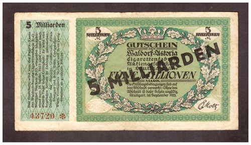 Papiergeld deutsches reich - deutsches,